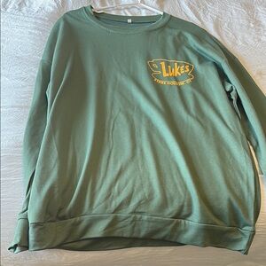 Luke’s diner Green thin Crewneck Sweatshirt Gilmore girls
